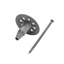 Тарельчатый дюбель с гвоздем по пеноблокам GNINR-50-6-LIP